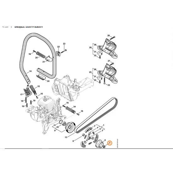 STIHL Nakrętka M8x1 0000 955 0802